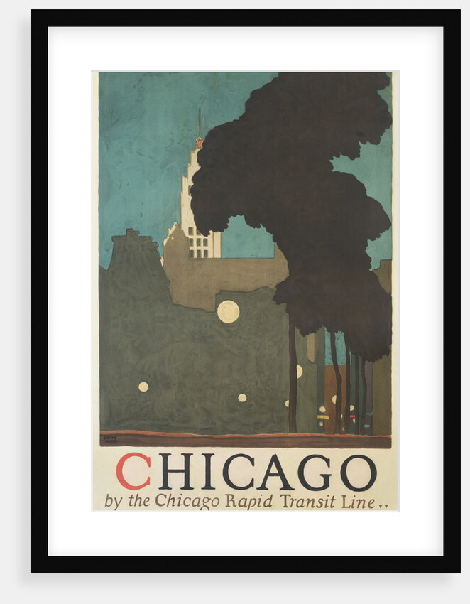 Chicago by the Chicago Rapid Transit Line Poster by Ervine Metzl