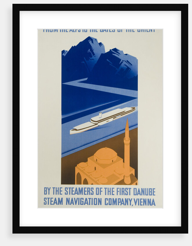 Danube Steam Navigation Company Poster by Hanns Wagula