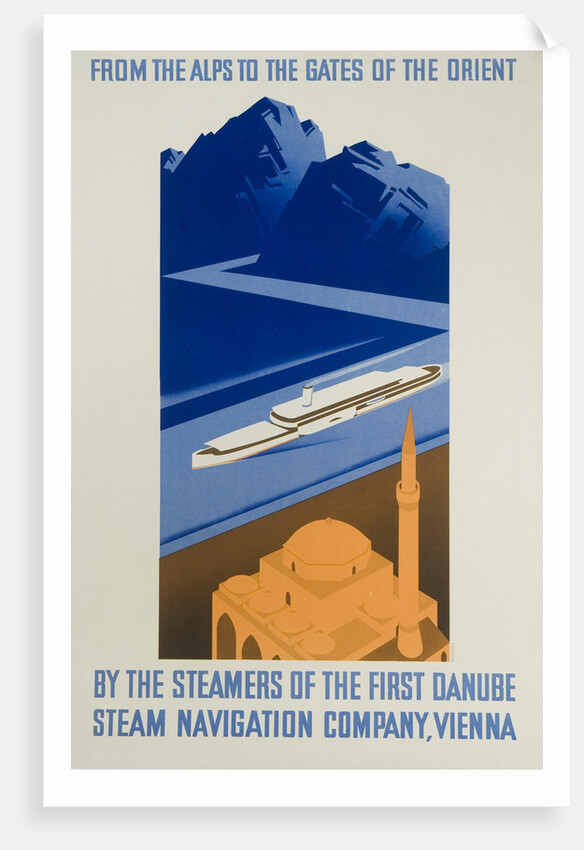 Danube Steam Navigation Company Poster by Hanns Wagula