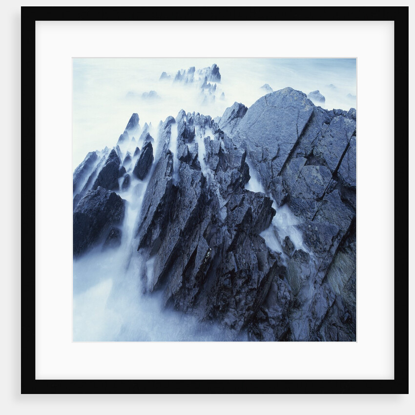 Rock Formation in Fog by Anonymous