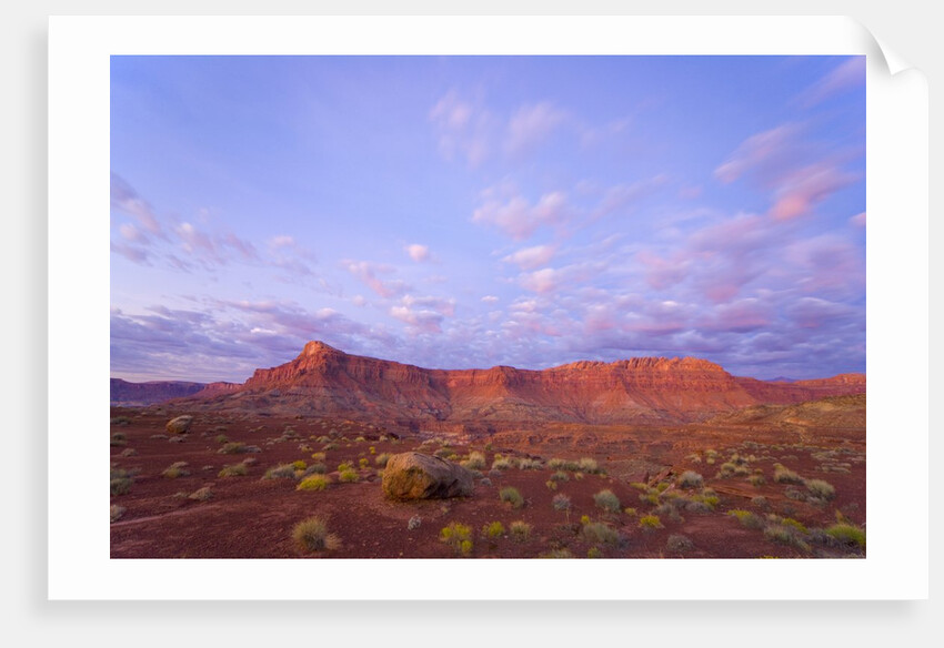 Sandstone Buttes at Dawn by Anonymous