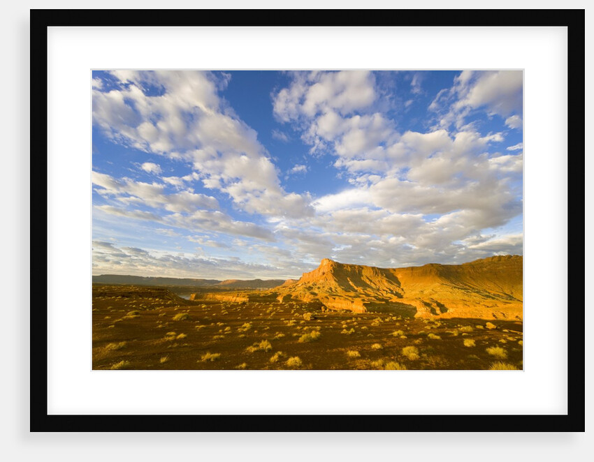 Clouds Over Buttes at Sunrise by Anonymous