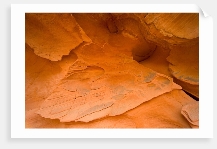 Eroded Sandstone Cliff by Anonymous