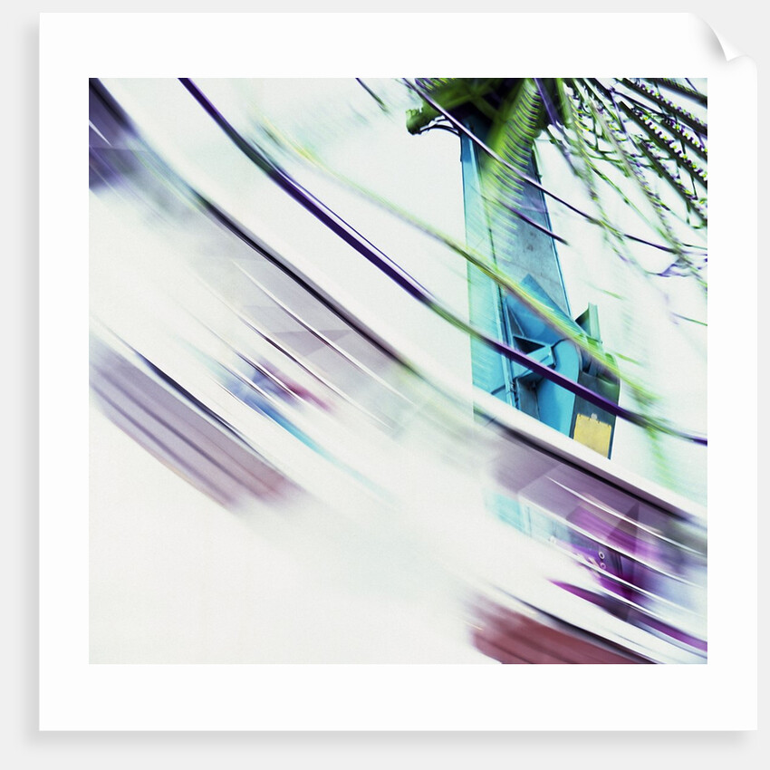 Spinning Amusement Ride at a County Fair by David Roseburg