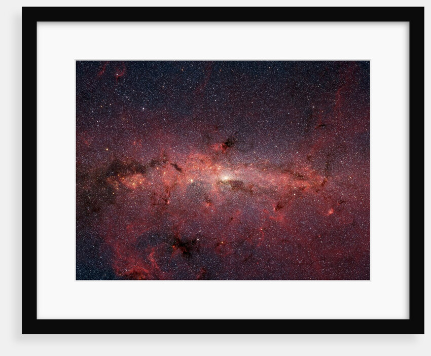 Center of Milky Way Galaxy from Spitzer Space Telescope by Anonymous