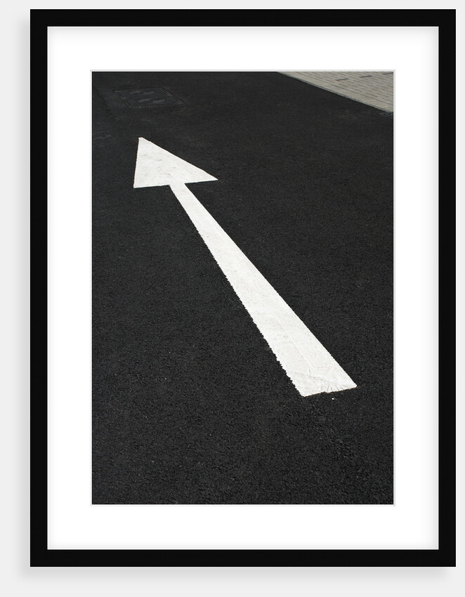 Arrow Marking on Road by Anonymous