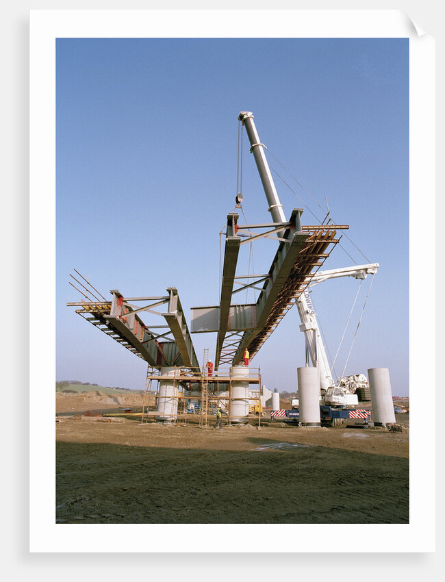 Highway Overpass Construction by Anonymous
