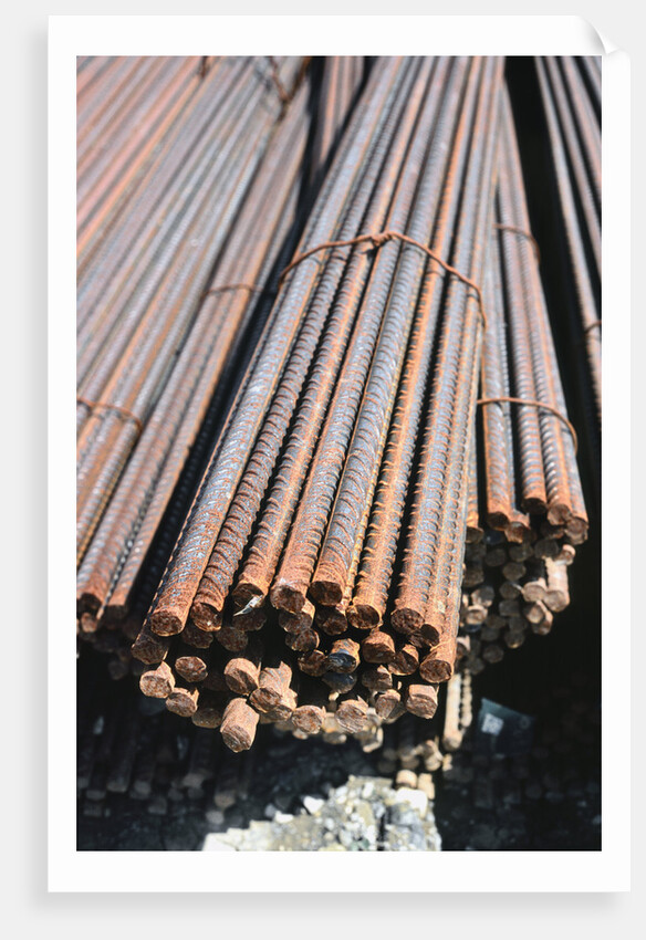 Bundle of Metal Beams by Anonymous