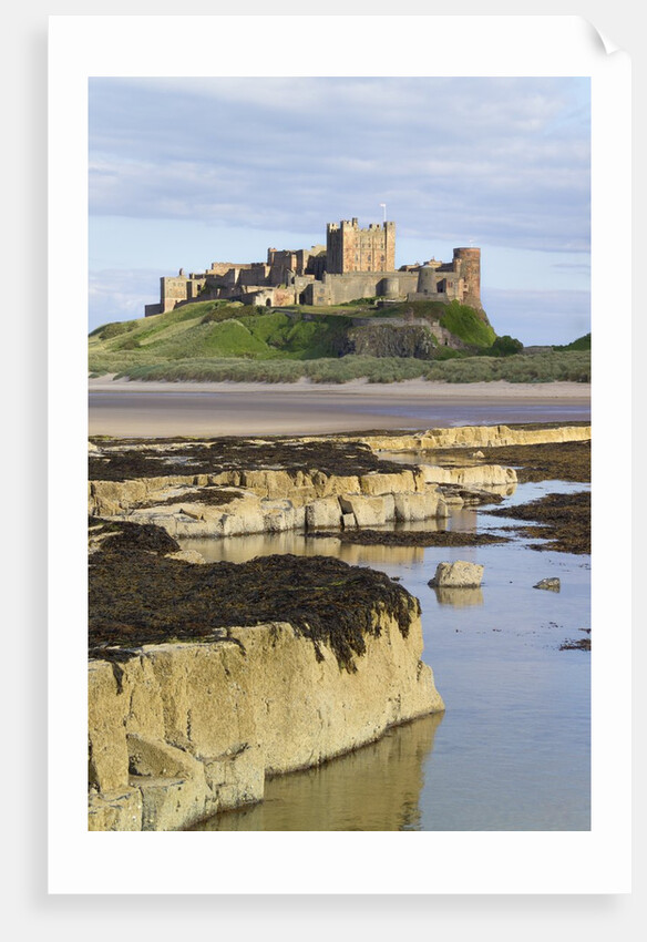 Bamburgh Castle on the Beach by Anonymous
