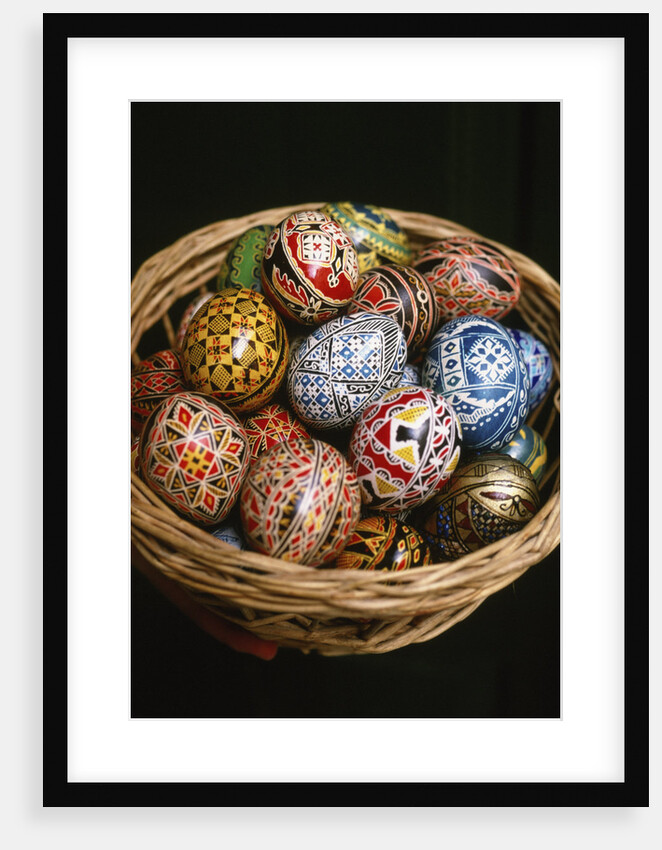 Decorative Romanian Easter Eggs by Anonymous
