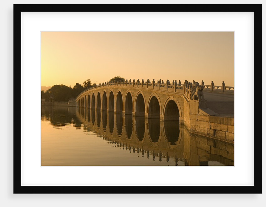 Seventeen Arch Bridge on Kunming Lake in Beijing by Anonymous