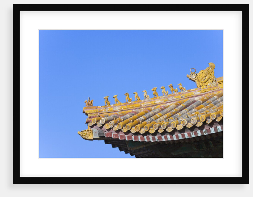 Traditional Decorative Roof Tiles in the Forbidden City by Anonymous