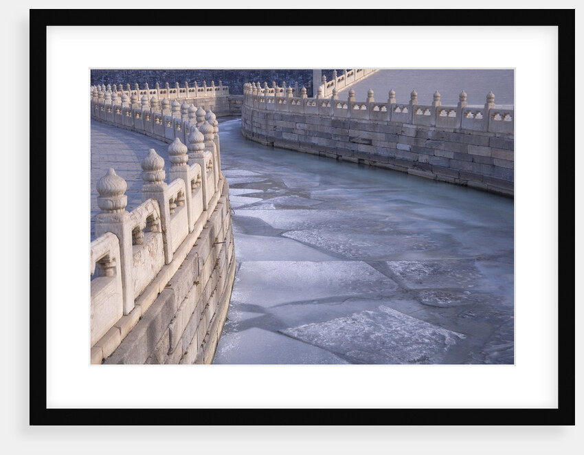 Marble Balustrade and Flooring Inside the Forbidden City by Anonymous