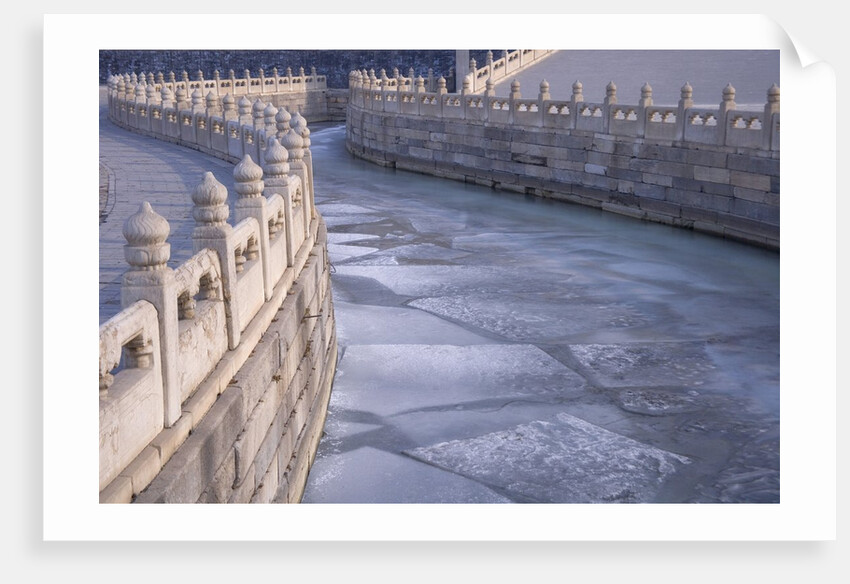 Marble Balustrade and Flooring Inside the Forbidden City by Anonymous