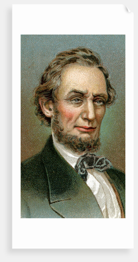 Tobacco Card Illustration of Abraham Lincoln by Anonymous