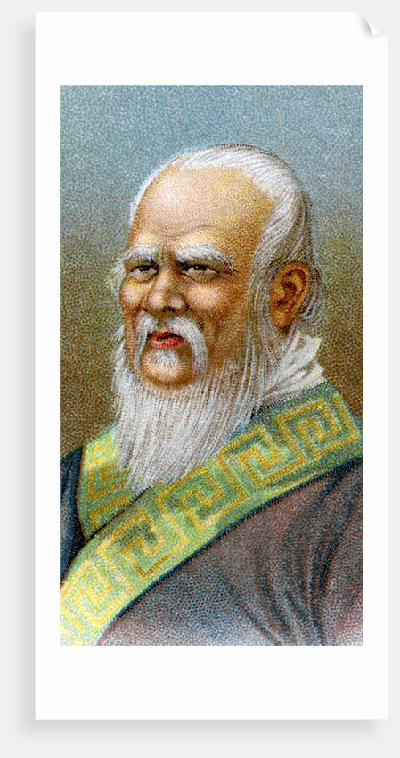Tobacco Card Illustration of Confucius by Anonymous