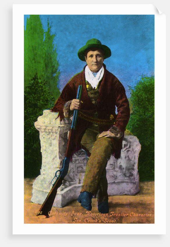 Calamity Jane with Her Rifle by Anonymous
