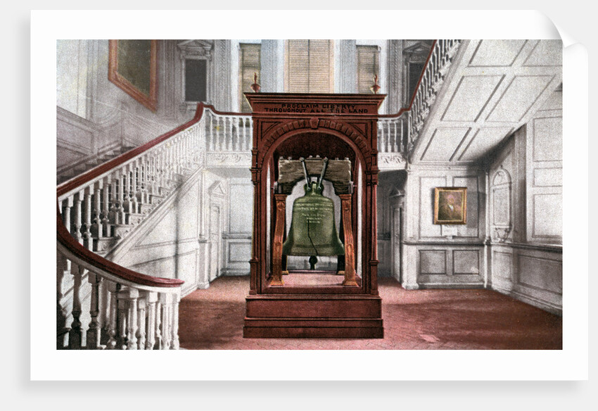Liberty Bell Inside Independence Hall by Anonymous