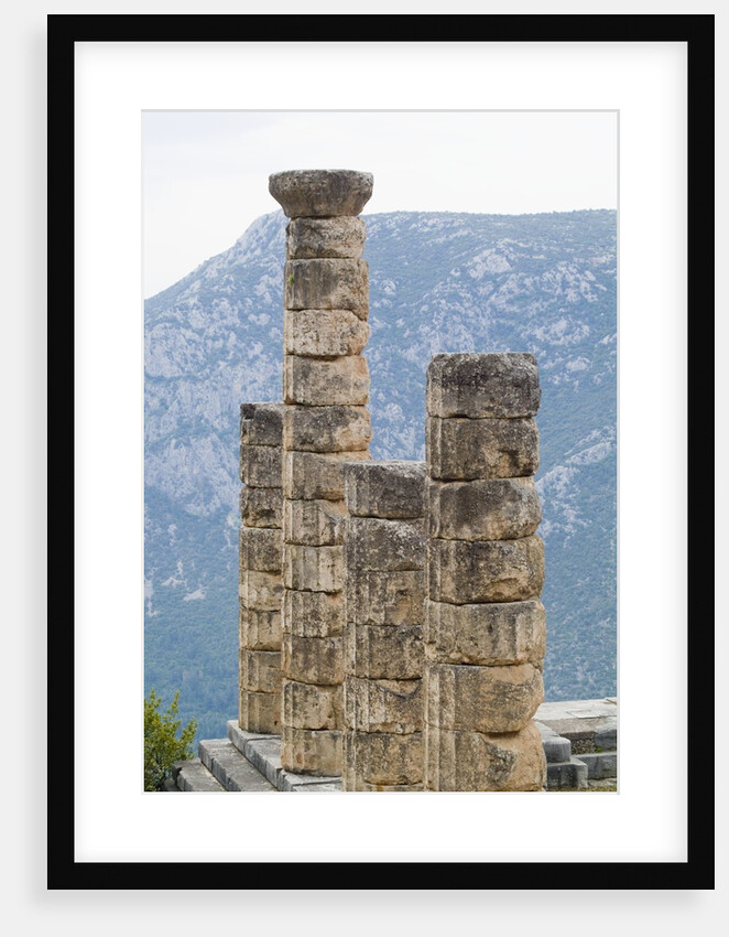 Columns at Temple of Apollo at Delphi by Anonymous