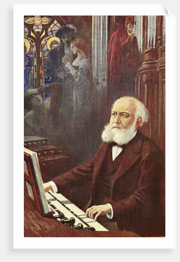 Painting of Charles Francois Gounod by Anonymous