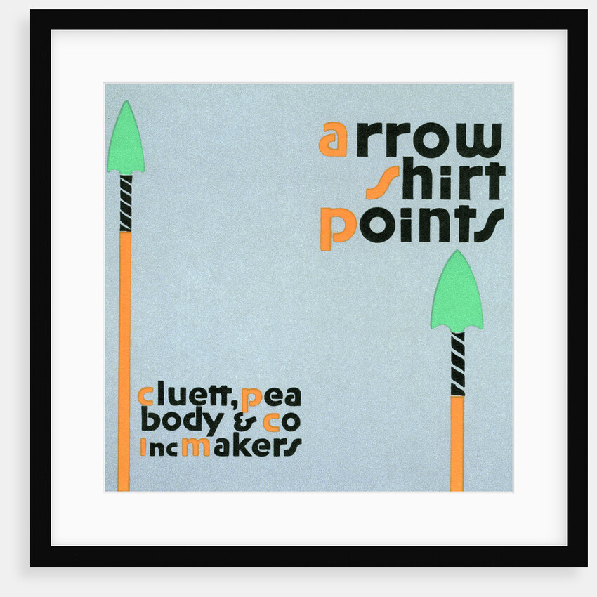 Arrow Shirt Points Advertisement by Egbert G. Jacobson