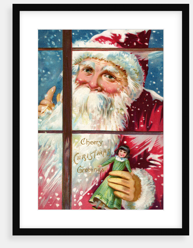 Cheery Christmas Greetings Postcard by Anonymous