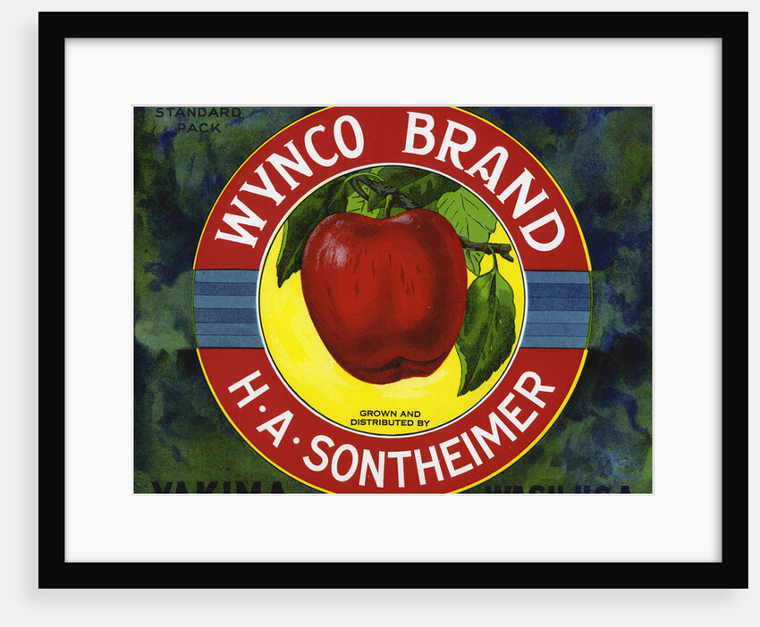 Wynco Brand Fruit Crate Label by Anonymous