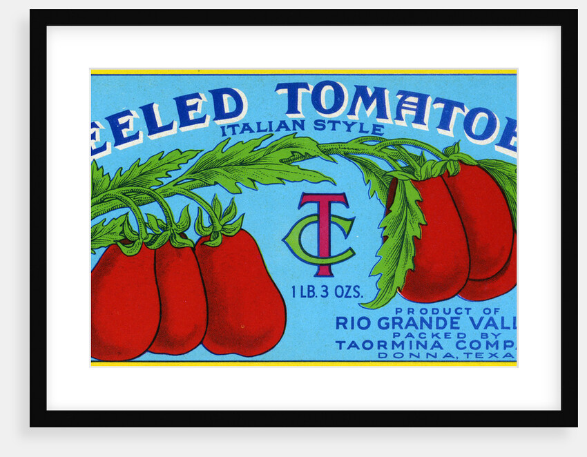 Peeled Tomatoes Italian Style Product Label by Anonymous