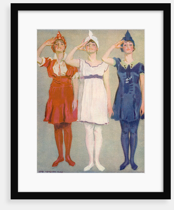 Our Flagg Girls: Three Cheers for the Red, White and Blue! by James Montgomery Flagg