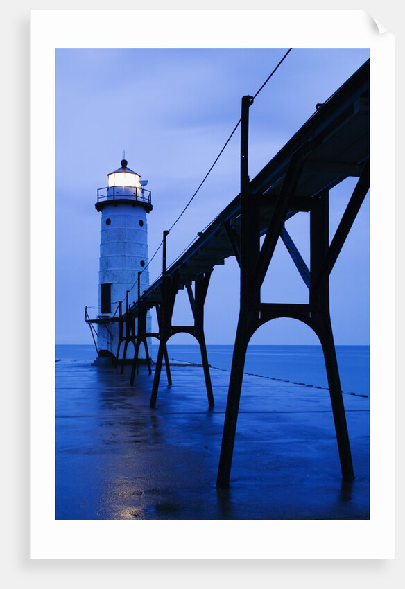 Catwalk to Door of Lighthouse by Anonymous