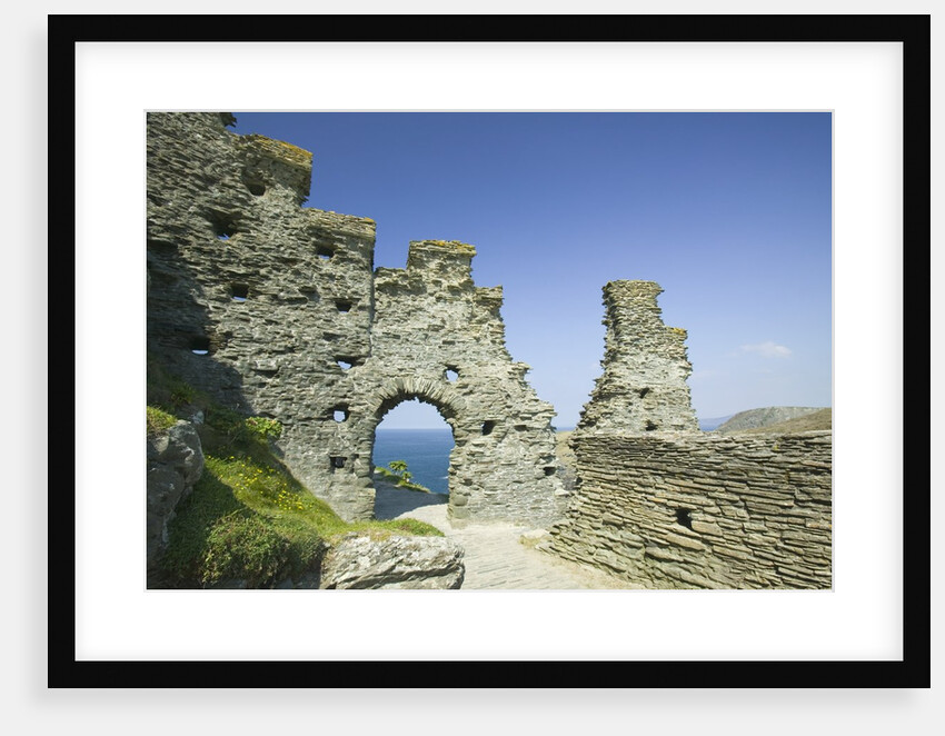 Ruins of Tintagel Castle by Anonymous