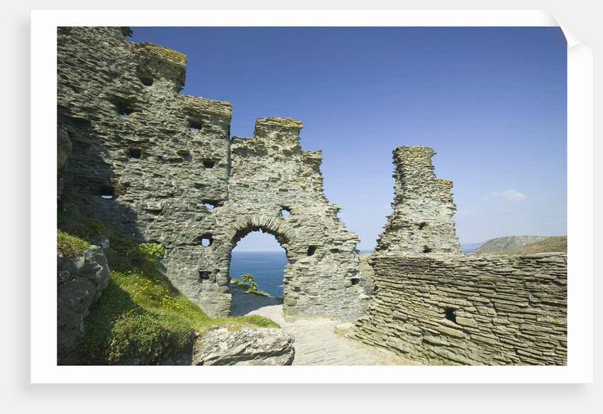 Ruins of Tintagel Castle by Anonymous