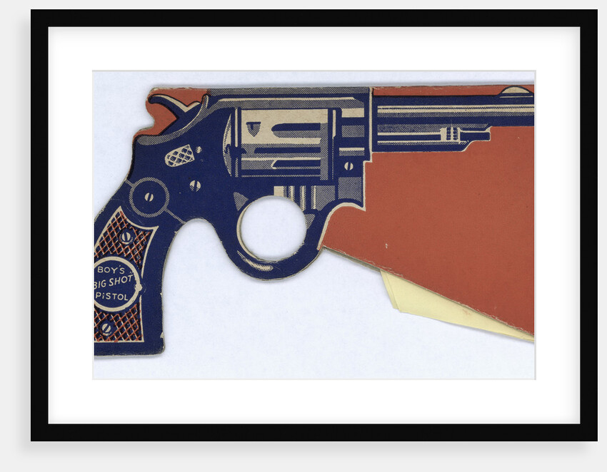 Boy's Big Shot Pistol Made of Paper by Anonymous