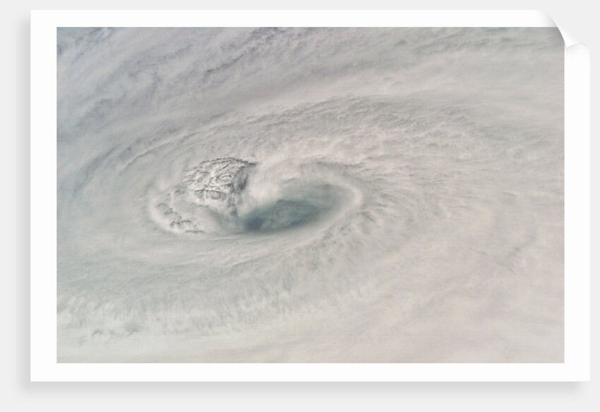 Eye of Hurricane Dean Seen from Space by Anonymous