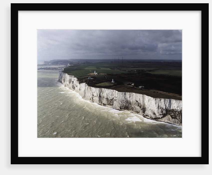 White Cliffs of Dover and South Foreland Lighthouse by Anonymous