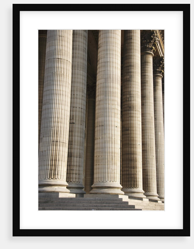 Columns of Pantheon in Paris by Anonymous