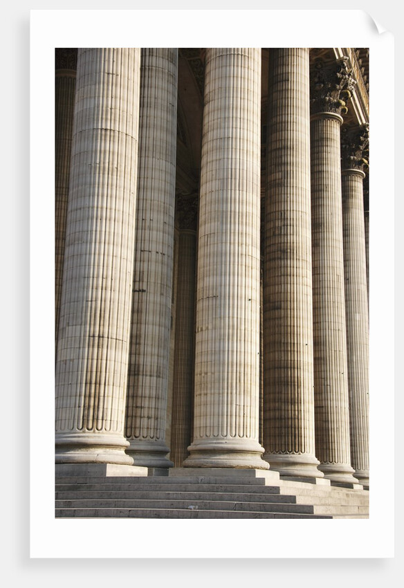 Columns of Pantheon in Paris by Anonymous