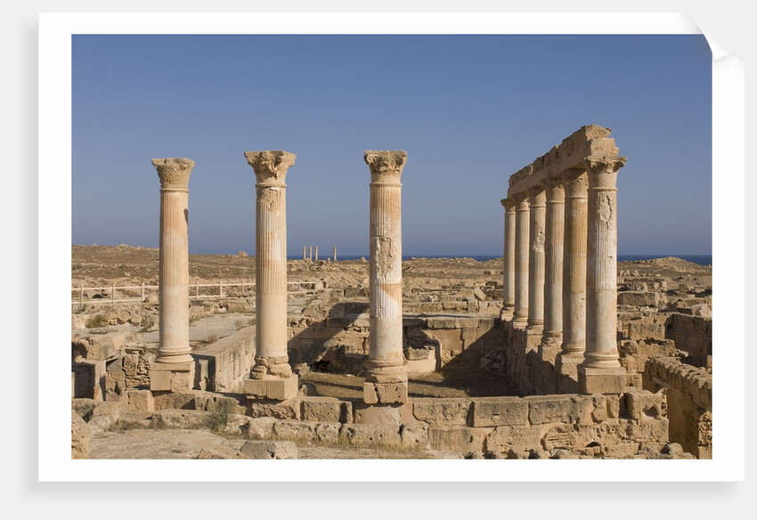 Roman Ruins of Sabratha in Libya by Anonymous