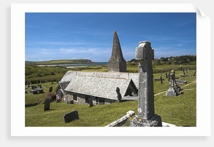 St. Enodoc Church and Cemetery by Anonymous