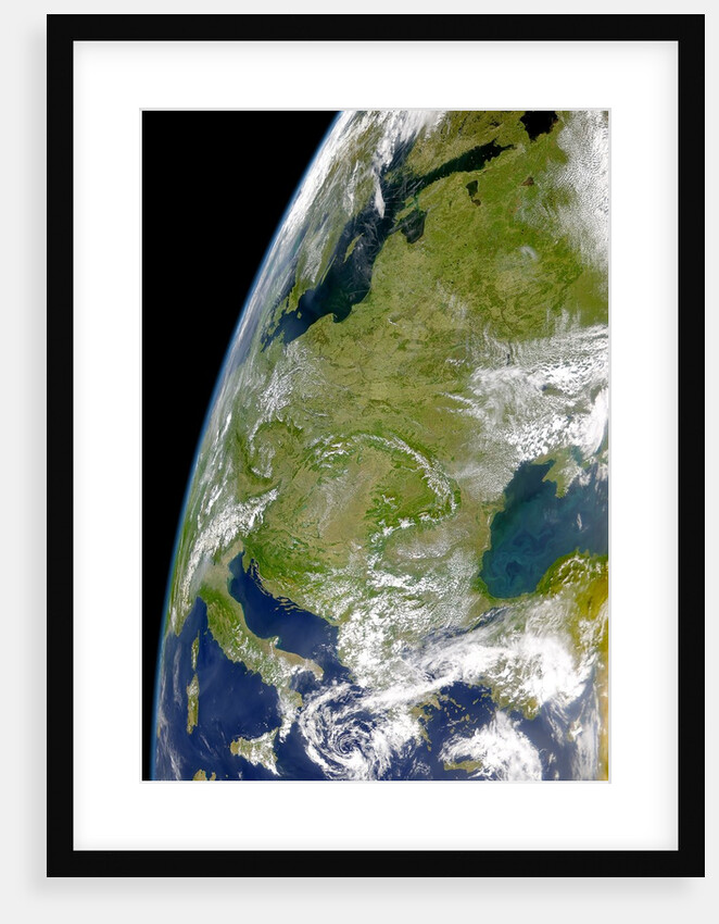 Clear Sky Over Eastern Europe by Anonymous