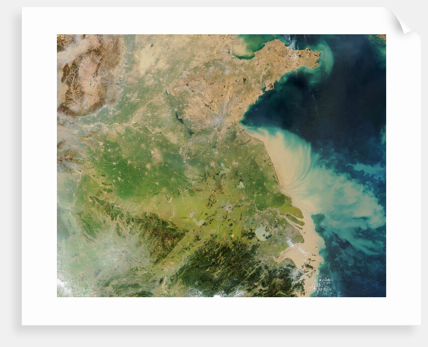 Mouth of the Yangtze River in China by Anonymous