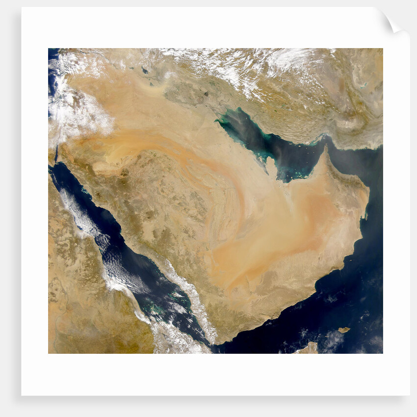 Dust Storm Over Arabian Peninsula and Persian Gulf by Anonymous