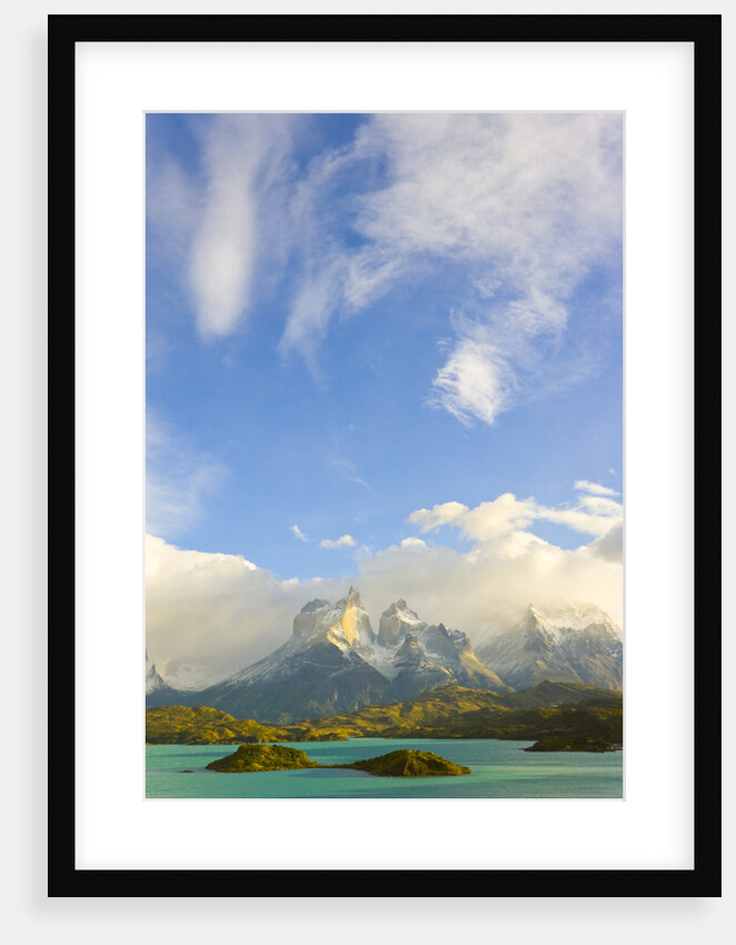 Spectacular View of Mountains and Lake by Anonymous