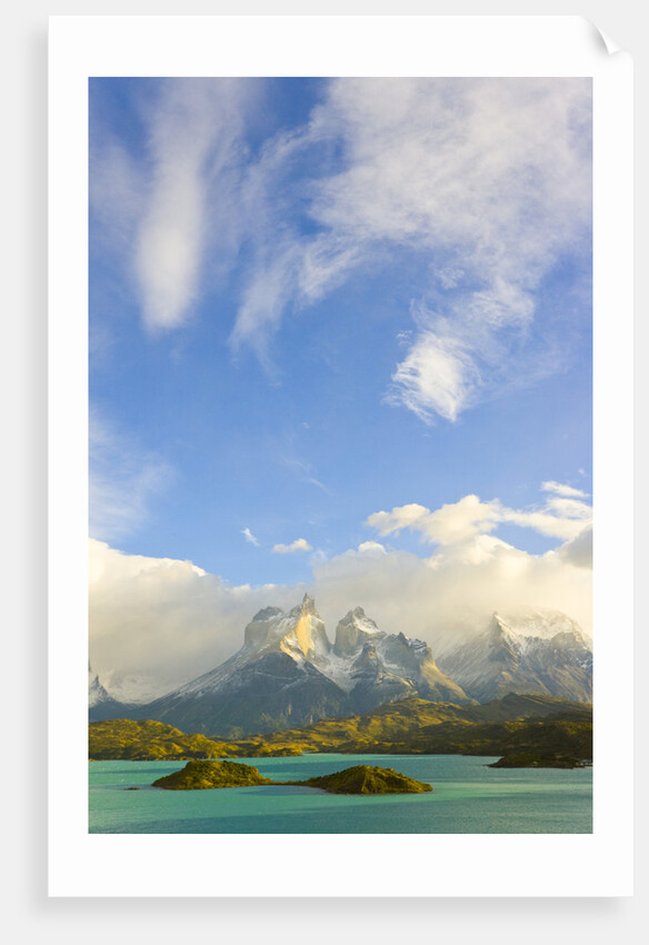 Spectacular View of Mountains and Lake by Anonymous