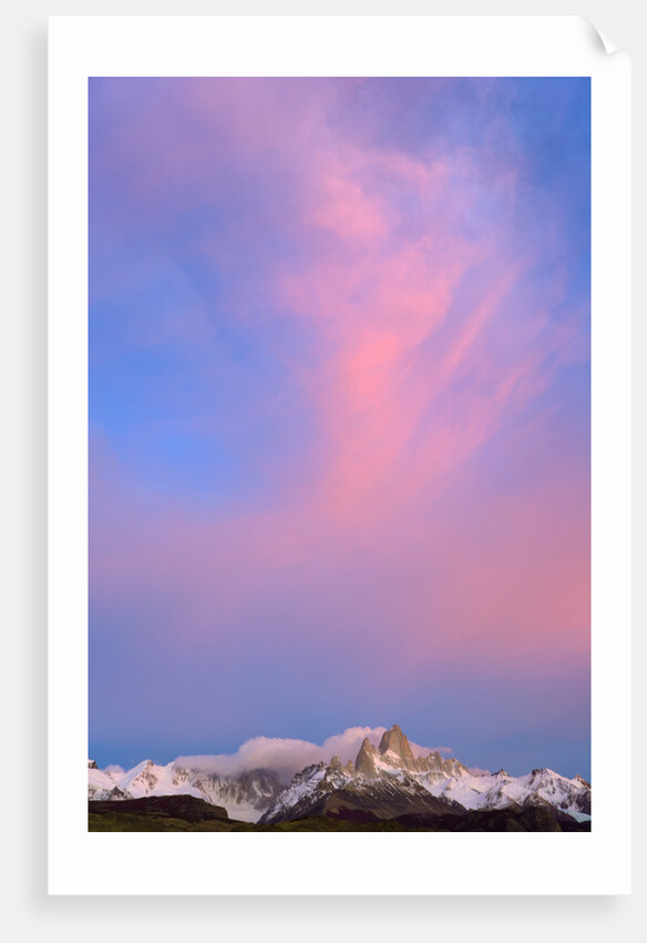 Clouds above Mountains at Sunrise by Anonymous