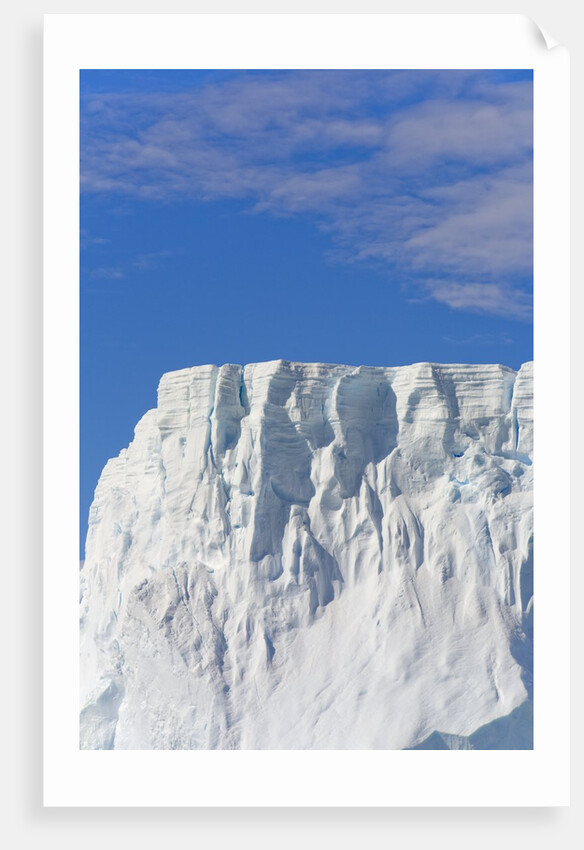 Tabular Iceberg with Steep Walls by Anonymous