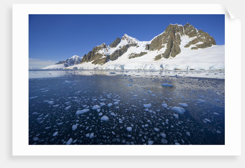 Snowy Mountains on Coast by Anonymous