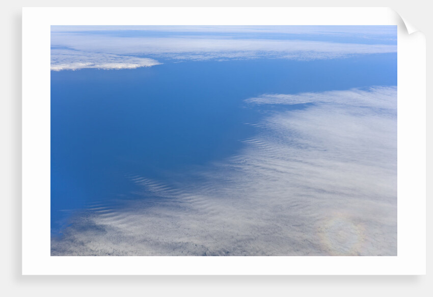Aerial View of Clouds and Ocean near Chile by Anonymous