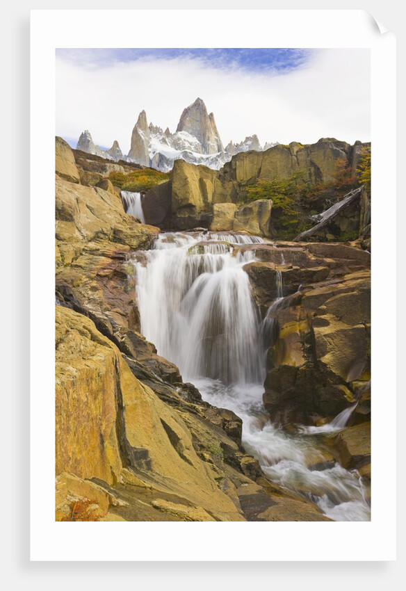 Waterfalls Cascading over Rocks near Fitzroy Range by Anonymous