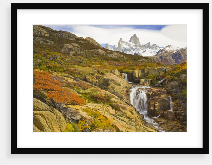 Waterfalls Cascading over Rocks near Fitzroy Range by Anonymous